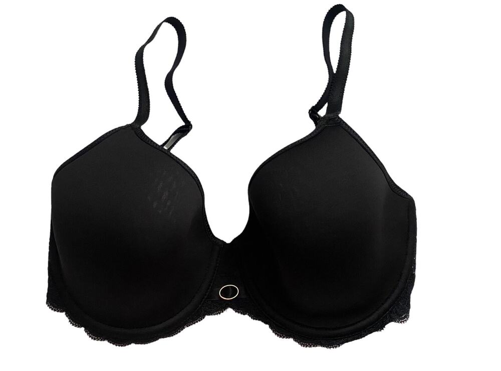 Chantelle Nwt Black Parisian Allure 3/4 Spacer Underwire Bra C22370 32DD